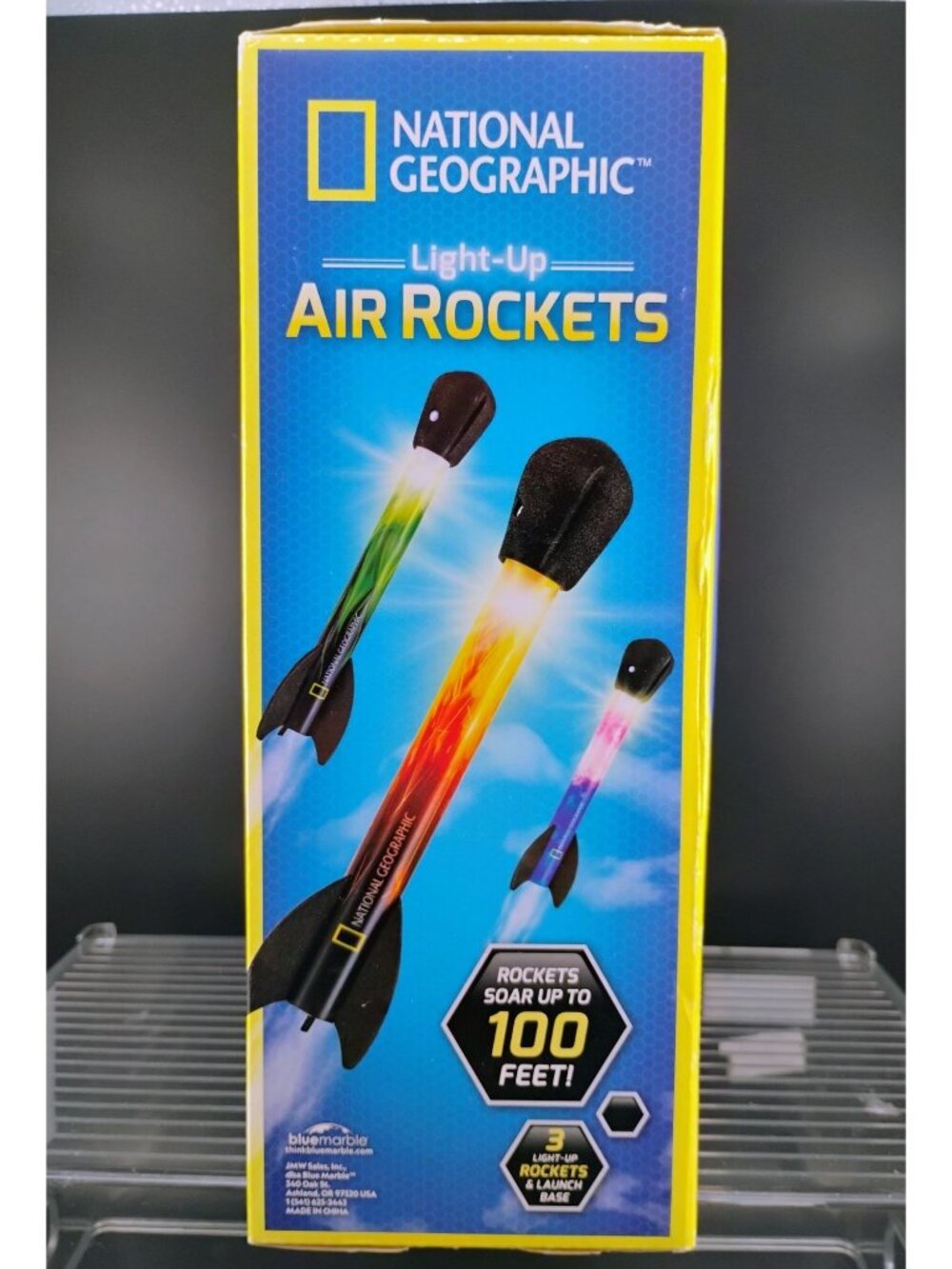 National Geographic Light-Up Air Rockets STEM Set With Foot Pump - Picture 5 of 6
